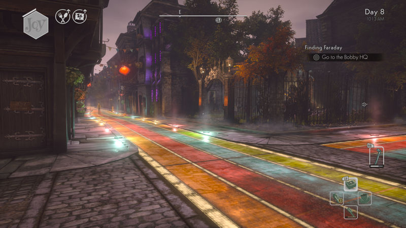 image shows a corner street