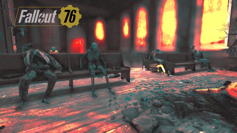 Image showing people at church