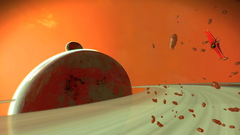 image shows a closer view of a disk world