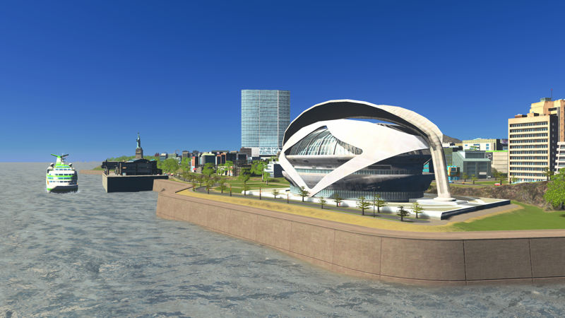 Image showing the opera house on the sea front at Whitby.