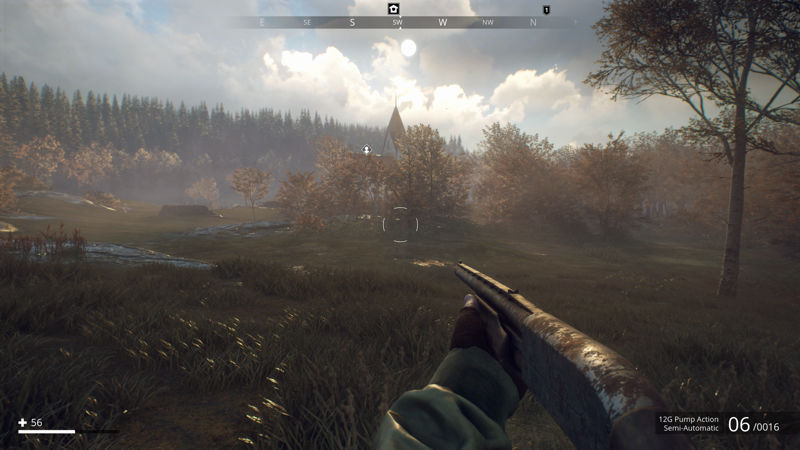 Image showig a country scene at sun set