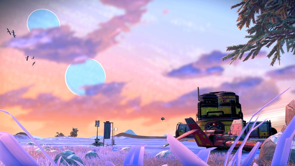 No Mans Sky - showing trading post