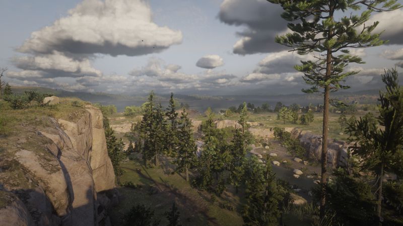 Image showing a mountainous region of Red Dead Redemption 2