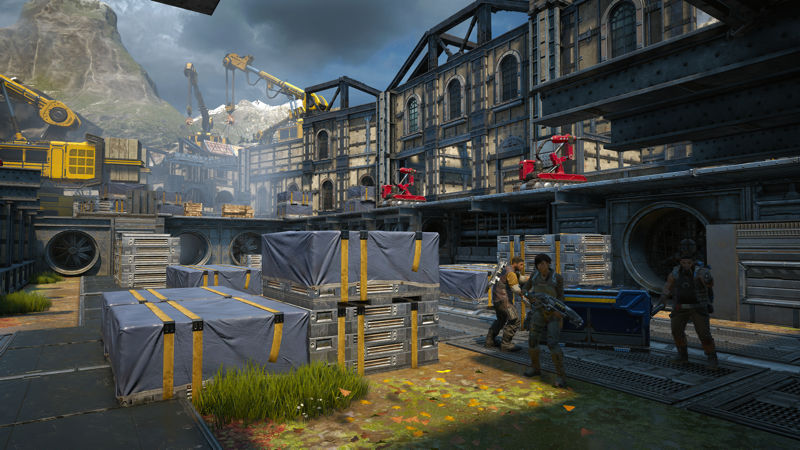 outdoor scenes in Gears 4