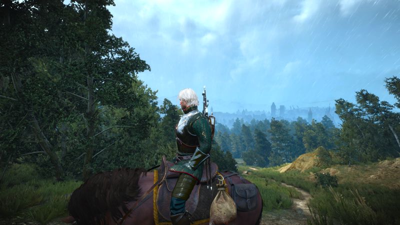 Image showing landscape and distant view of Novigrad