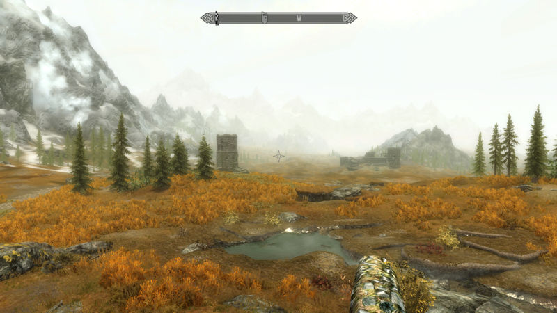 Image showing an outside space of Skyrim