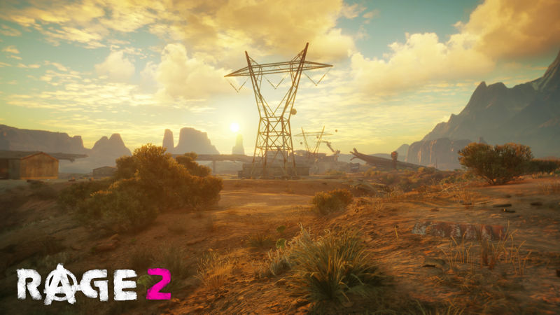 image showing a ruined electricity pylon